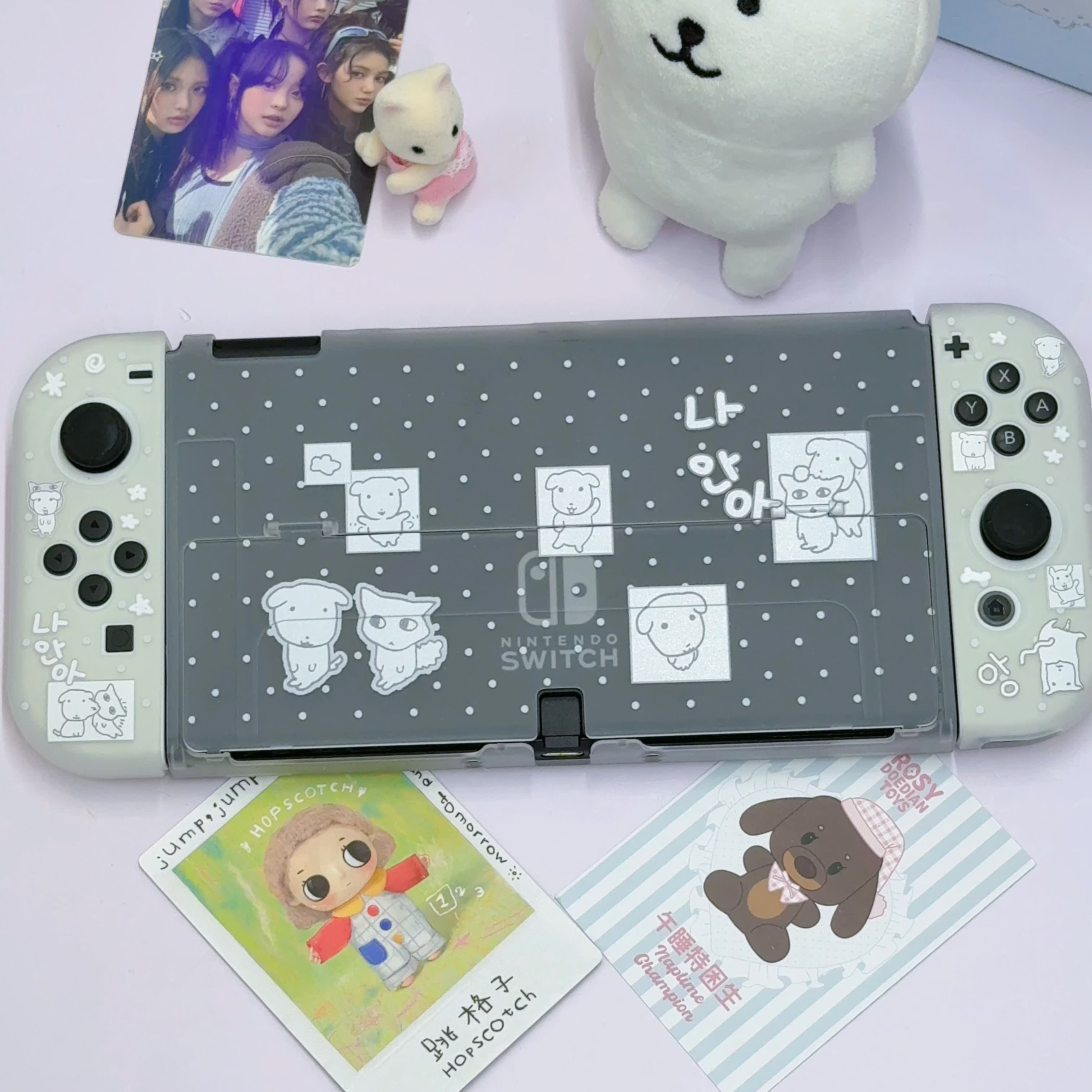 Gaming Console Cartoon - Estuche de Dibujos Animados para Nintendo
