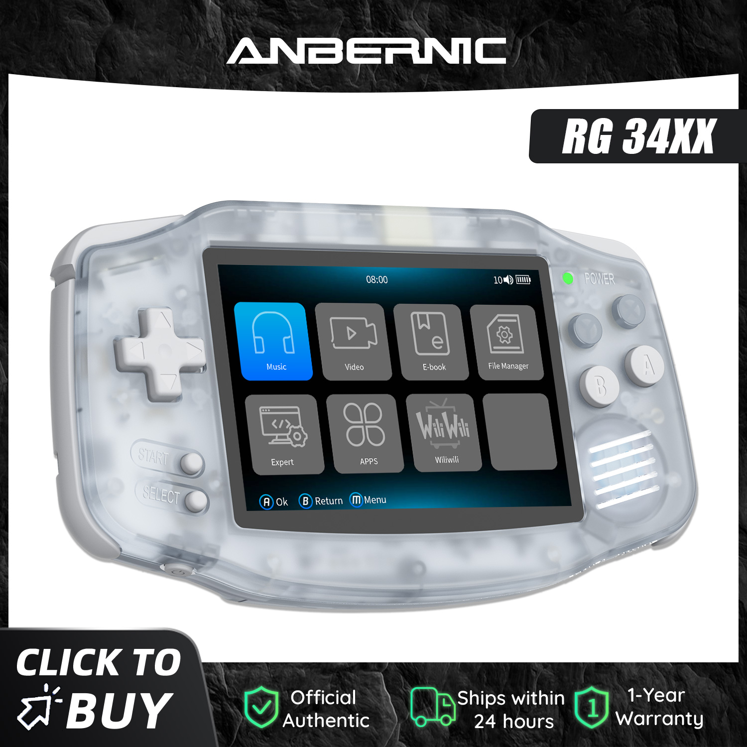 Gaming Console Years - Nueva Consola de Juegos Retro Anbernic
