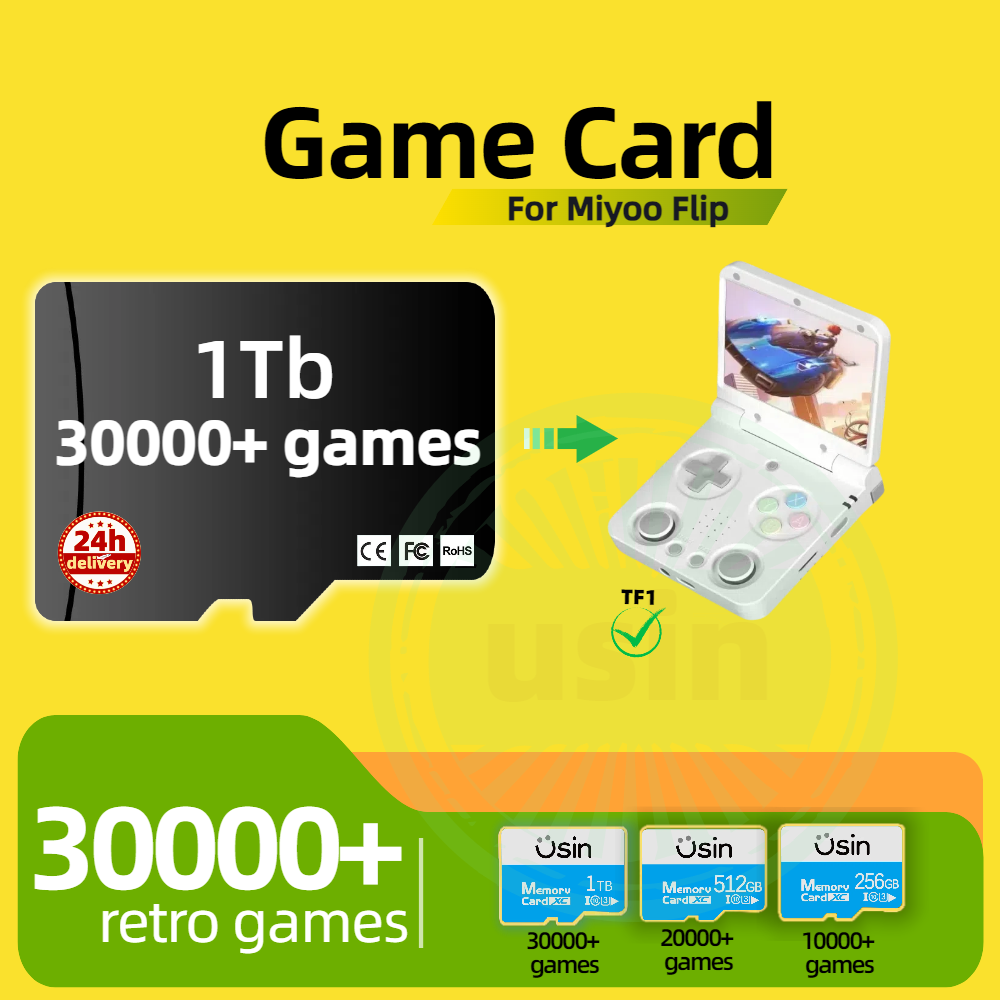 Gaming Console Cartoon - Tarjeta de juego para Miyoo Flip