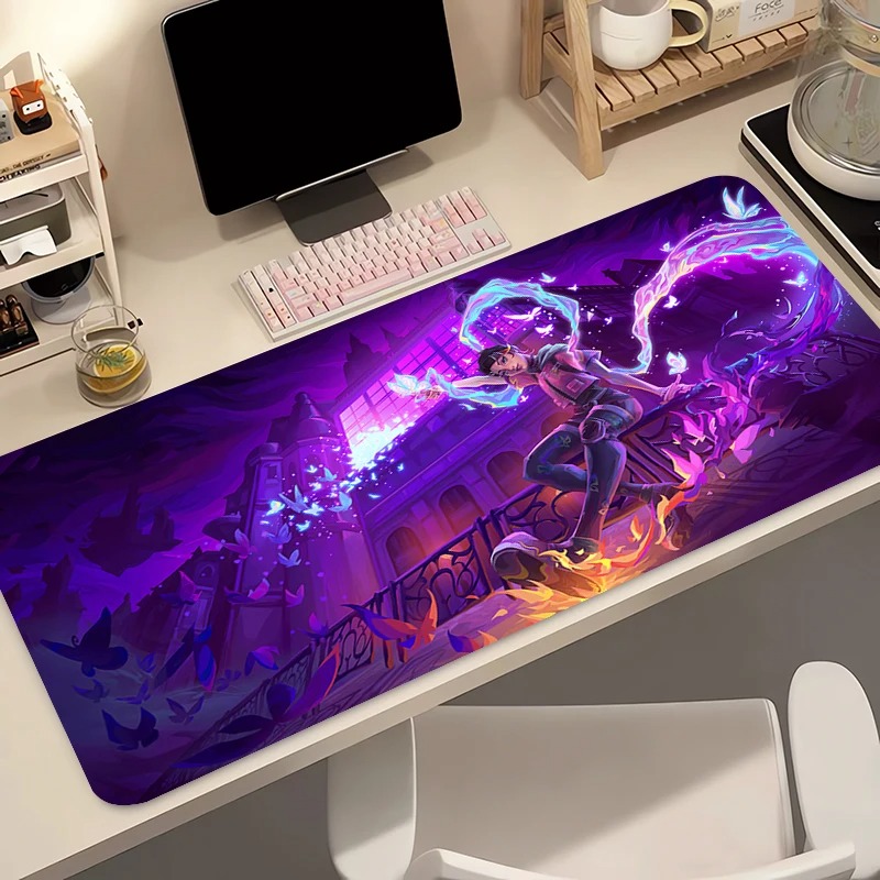 Gaming Console Desk - Alfombrilla de ratón para ordenador, alfombrilla