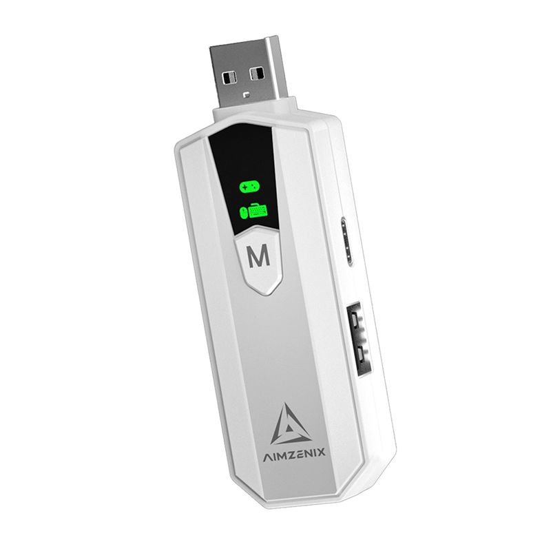 Gaming Console Cartoon - AIMZENIX AX200PRO Adaptador Convertidor K&M para