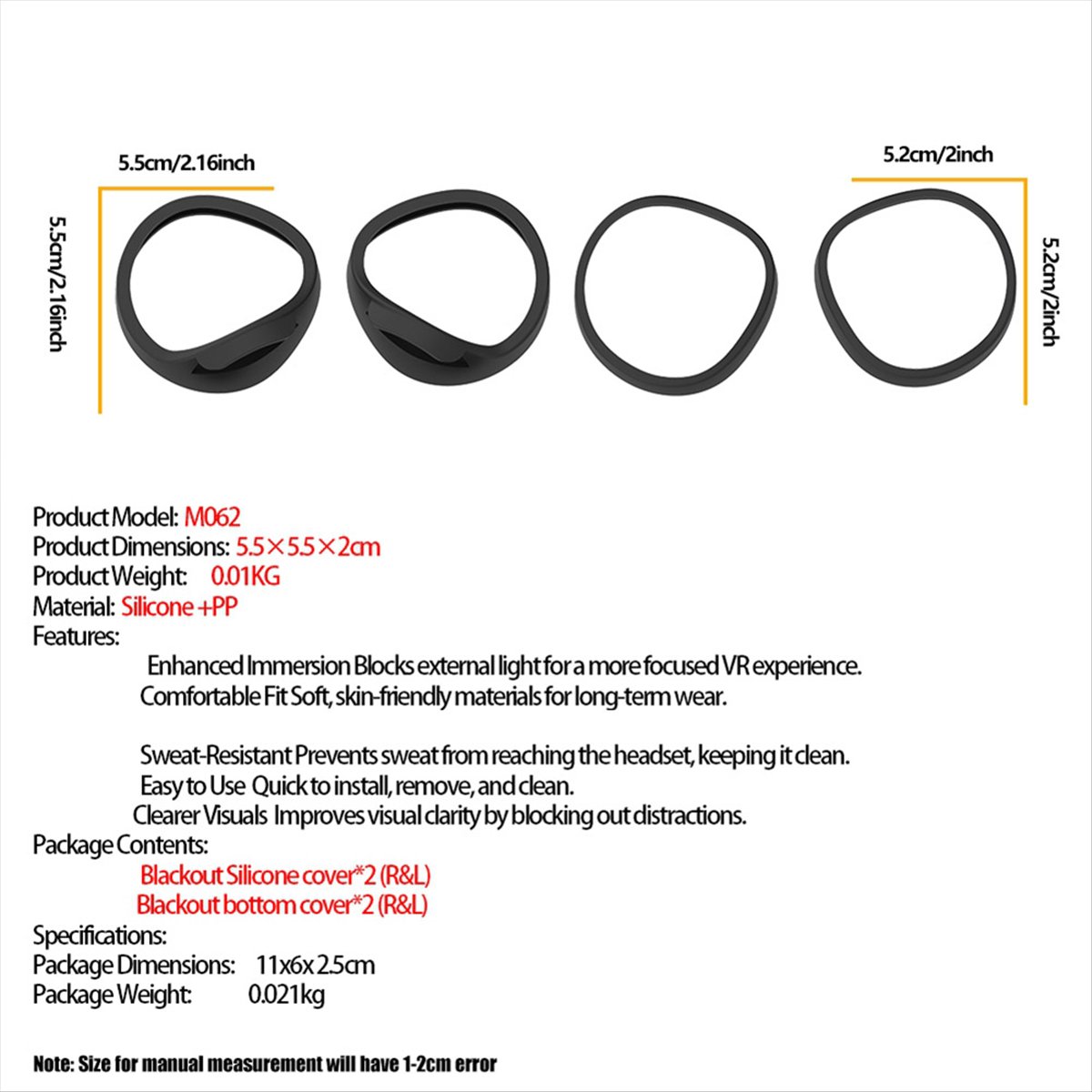 Vr Lens Protector - Marco de lente VR superior Protector