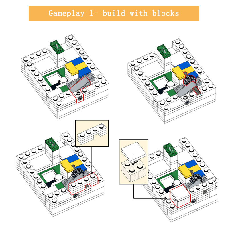 Caja de rompecabezas de bloque - Gaming Console Lego reseña y precio