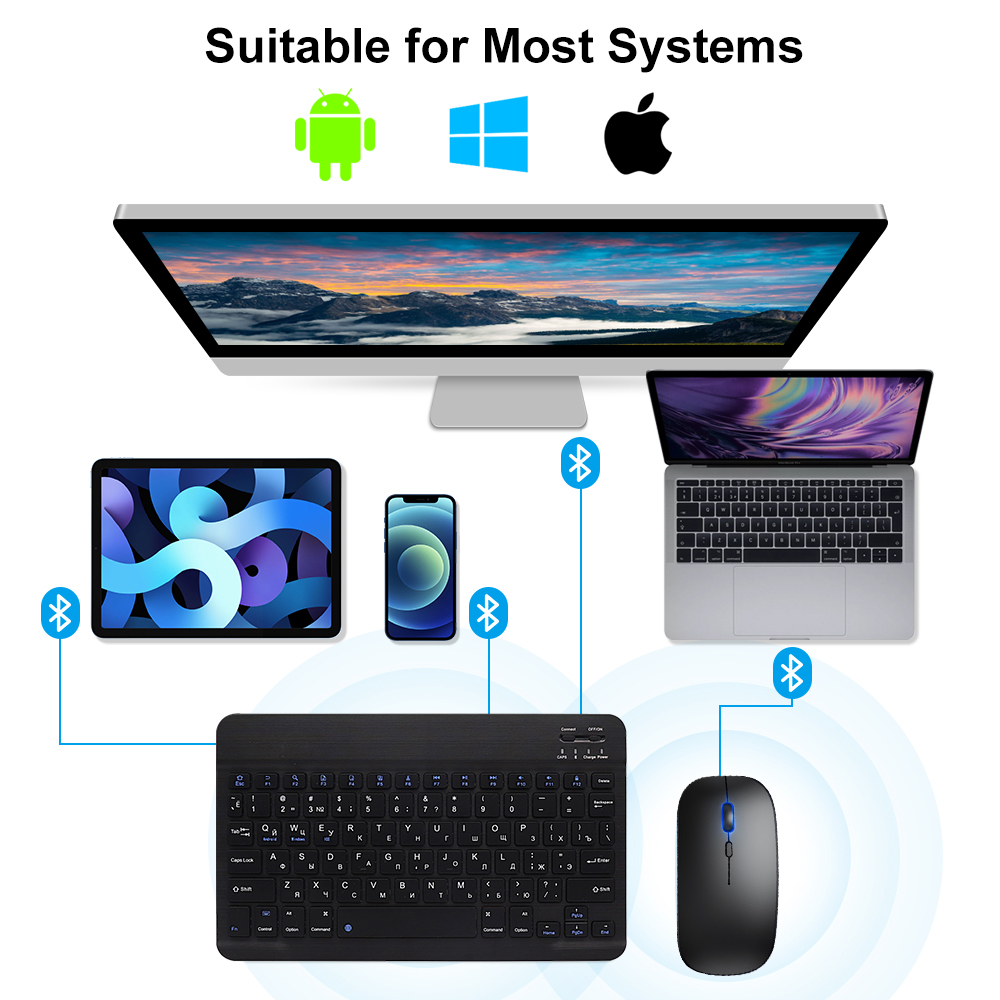 Teclado y ratón Bluetooth para - Gaming Console Ipad reseña y precio