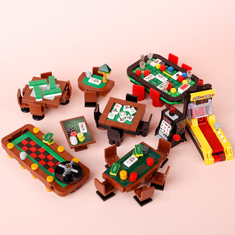 MOC-mesa de póker de ciudad, b - Gaming Console Lego reseña y precio